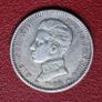 1903 S M V Spain 1 Peseta - Alfonso XIII 4th portrait Silver coin Image 4