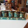 Vintage wooden tea coffee jars Image 2
