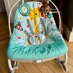 Bright Starts Wild Vibes Infant to Toddler Rocker with Vibrations