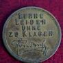 Antique 19th Century gilt bronze Jeton Frederick III German Emperor & King of Prussia Image 2