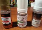 3 e-liquids