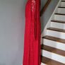 CurveWow red lace maxi dress, Size 20, BNWT Image 3