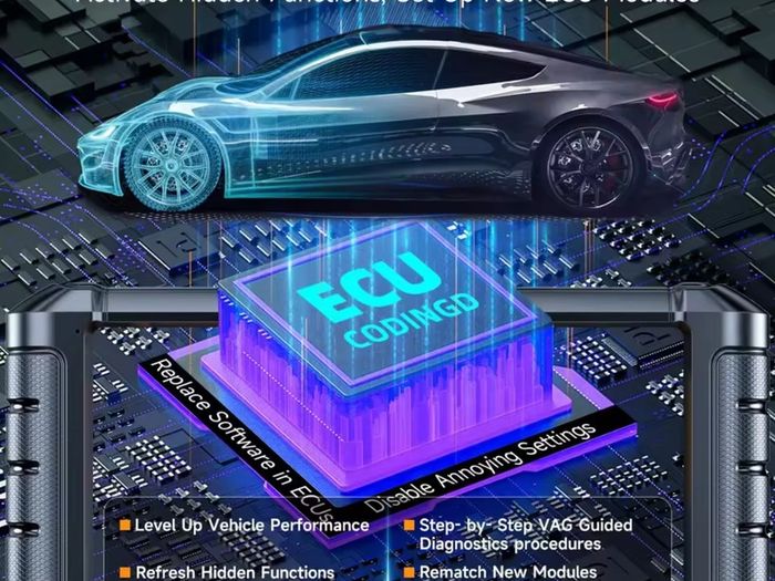 2025 New FOXWELL NT909 Car Bidirectional Diagnostic Scan Tool ECU Coding All System 30+ Reset CANFD/DOIP OBD2 Automotive Scanner