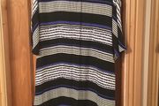 Cold shoulder cobalt stripe dress Size 18