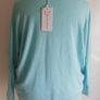 Carla Giannini Women's Angora Mix Top With Heart & Stars New With Tag Turquoise Image 5