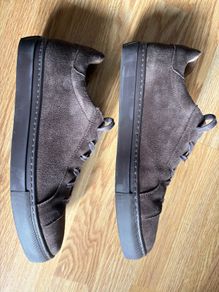 Hawes&Curtis sneakers brown suede 8