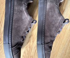 Hawes&Curtis sneakers brown suede 8