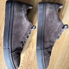 Hawes&Curtis sneakers brown suede 8