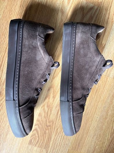 Hawes&Curtis sneakers brown suede 8