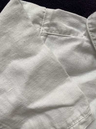 French Designer linen shirt Moi Bebe Clayeux 74 cm 6-9 months