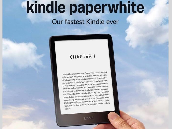 Amazon Kindle Paperwhite (newest gen) | 7" glare-free display and weeks of battery life | 16 GB | Without Ads | Black