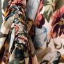 Ladies Green Floral Long Sleeved Top Image 3
