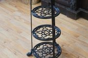 Decorative Wrought Iron Pan Stand