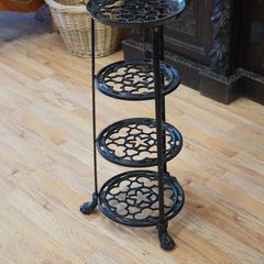 Decorative Wrought Iron Pan Stand
