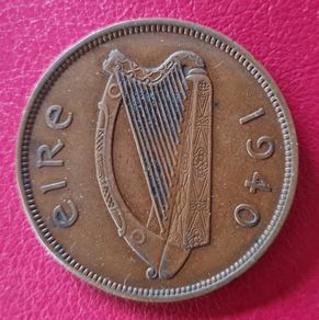 Ireland Excellent 1940 Penny Coin