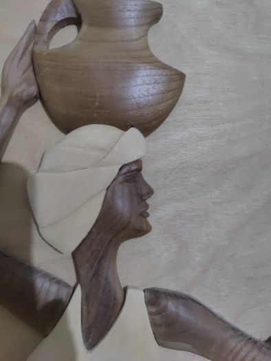 hand crafted wooden wall art