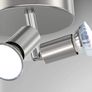 LED Ceiling Light Rotatable, 2 Way Round Plate LED Ceiling Spot Lights, 110mm (Including 2x4W GU10 LED Light Bulbs, 450LM, Cool White) LED Ceiling Lamp for Kitchen, Living Room DIFFERENT OPTIONS AVAILABLE, SEE PHOTOS (FREE POSTAGE) Image 4