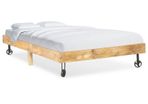 Bed Frame Solid Mango Wood 12x200 cm