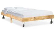 Bed Frame Solid Mango Wood 12x200 cm