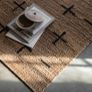 Nordic Knots Jute Rug Hand knotted flatweave design Image 8