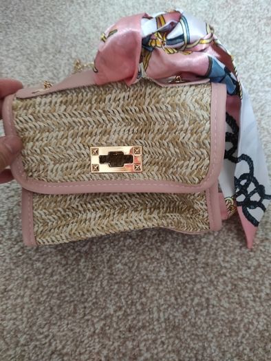 Pink handbag