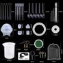 133 Pcs Resin Casting Molds and Tools Set, Jewelry Craft Moulds, Daohexi DIY Silicone Epoxy Resin Mold, for Resin Jewelry and Craft, Resin Craft Making Kit (FREE POSTAGE) Image 5