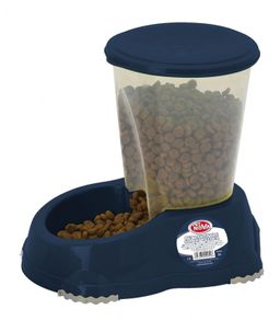 Pet Nova Dog Cat Feeders Navy Blue - 2 Sizes Available
