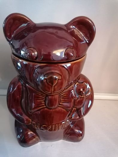 vintage price and Kensington teddy bar biscuit /cookie jar