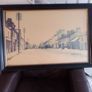 2 Vintage Very Large Framed Edgeworthstown Pictures Image 5