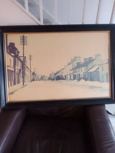 2 Vintage Very Large Framed Edgeworthstown Pictures