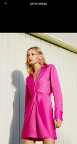 Zara satin dress