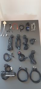 Electronics - Selection of Cables, Power Cords, Power Adapters