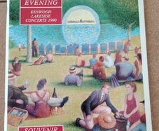 Vintage 1990 Kenwood Lakeside Concerts Programme + Ticket Stubs