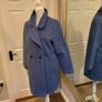 Coat blue soft teddy coat Image 2