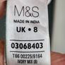 M&S INDIGO floral top Sz 8 ( Fit 8-10UK) Image 6