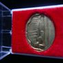 1987 Reclining Buddha Wat Pho King Rama IX 60th Birthday UNC Brass Medal Amulet in original box Image 6