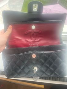 Black chanel purse