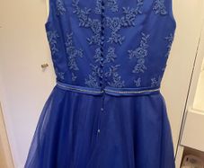 Confirmation dress blue