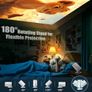 Mini Projector with 2026 Upgraded 18000 Lumen with WiFi6 and Bluetooth 5.4, Mini Projector 1080P Full HD Supported, 180 Rotation Compatible with HDMI/USB/Laptop/PS5 Image 5