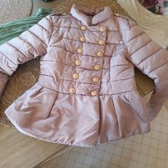 Italian designer Monte Cervino puffer coat jacket moleskin military style