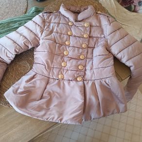 Italian designer Monte Cervino puffer coat jacket moleskin military style