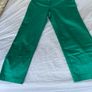 Lovely green cotton M&S crop trousers Size 12 Image 3
