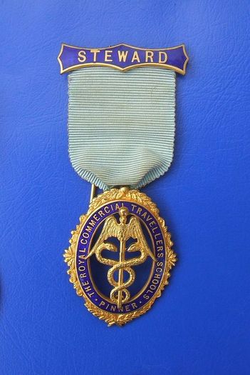 Royal Commercial Travellers Schools (Pinner) - STEWARD medal (excellent condition)