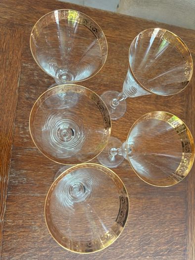 crystal glasses set of 5