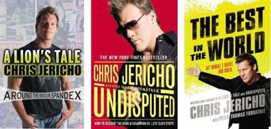 WWE Superstar Chris Jericho Hardback Autobiography Trilogy Collection