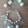 Pearl bracelet earrings cultured pearl Costume jewellery Image 2