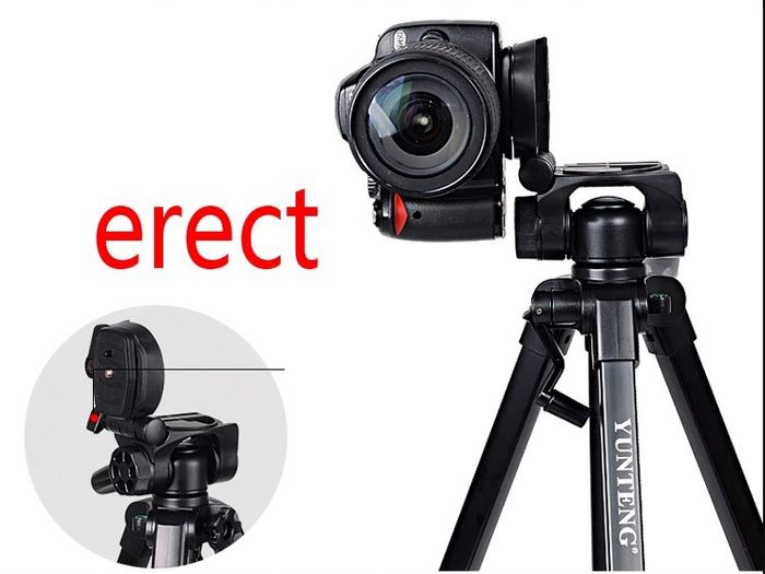New Aluminum Alloy Expandable Professional Tripod Black