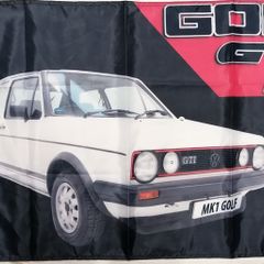 VW Golf Mk1 GTI flag White.