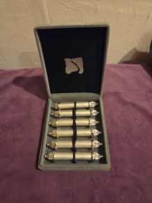 Set of 6 Silver Silea Knife rests