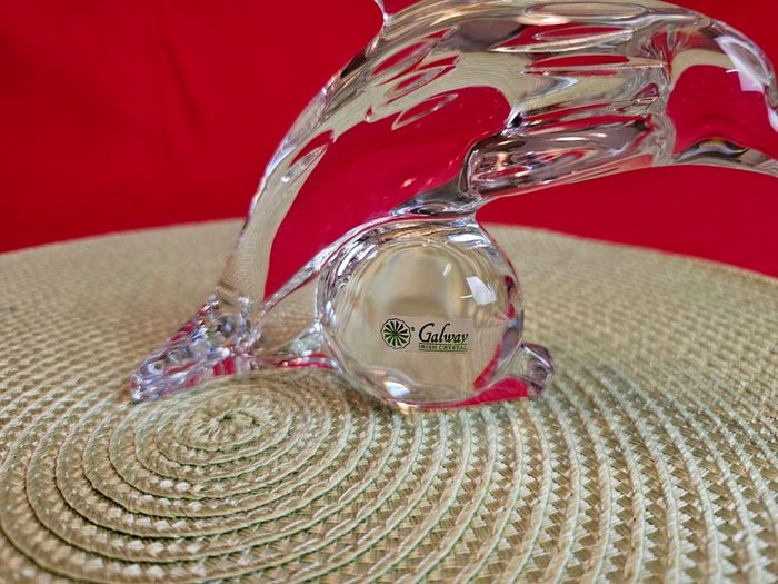 Dolphin  Figurine   Galway Irish Crystal